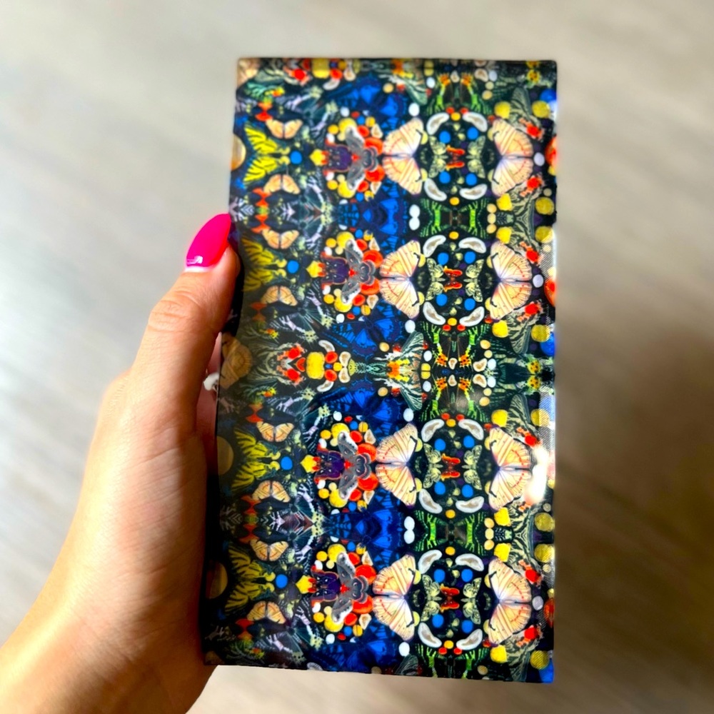 Alice + Olivia Royal Butterfly Clutch.
